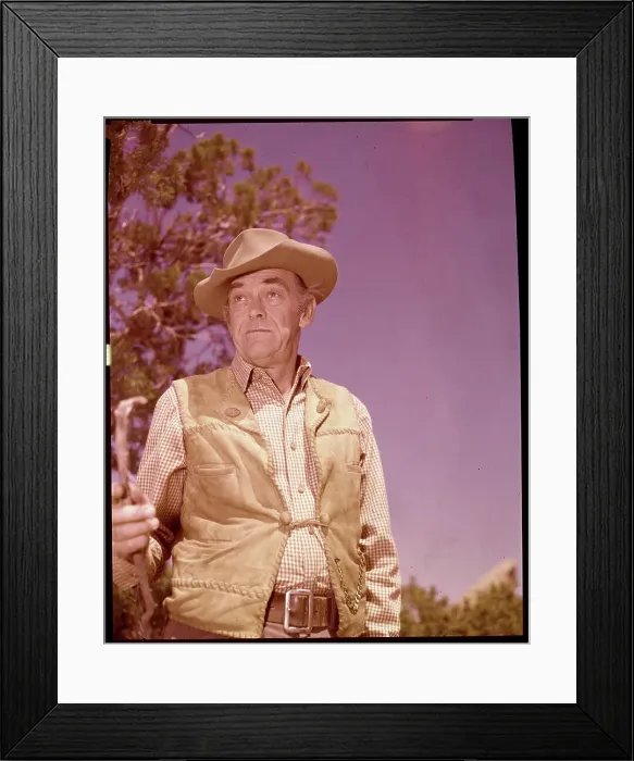 Framed Print : John McIntire in Costume Framed Print : John McIntire in Costume