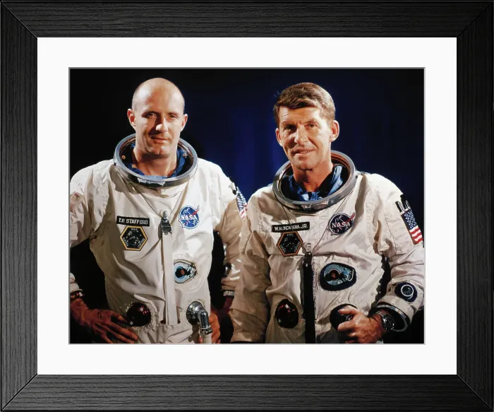 Framed Print : Astronauts Tom Stafford and Walter Schirra Framed Print : Astronauts Tom Stafford and Walter Schirra