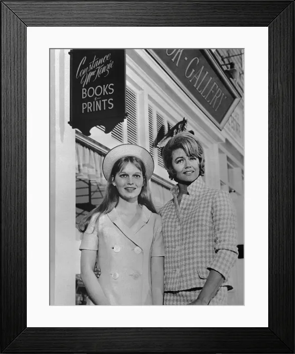 Framed Print : Actresses Mia Farrow and Dorothy Malone Framed Print : Actresses Mia Farrow and Dorothy Malone