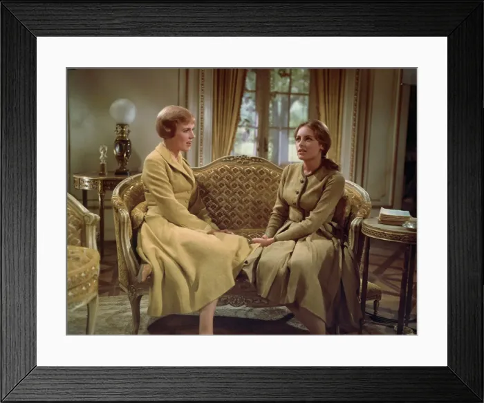 Framed Print : Julie Andrews and Charmian Carr in The Sound of Music Framed Print : Julie Andrews and Charmian Carr in The Sound of Music