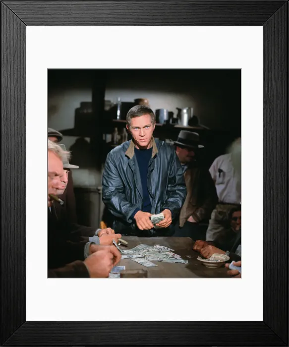 Framed Print : Steve McQueen in The Cincinnati Kid Framed Print : Steve McQueen in The Cincinnati Kid