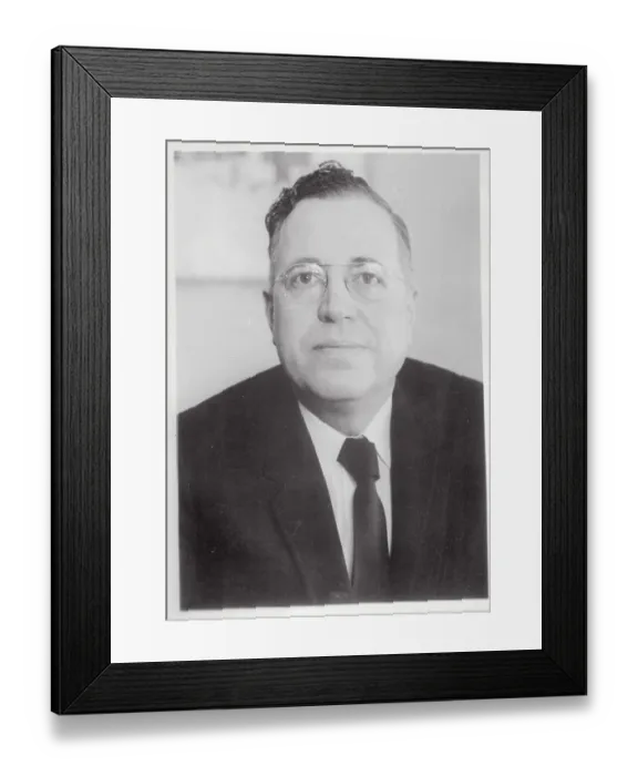 Framed Print : Portrait of Professor Arthur C Cope