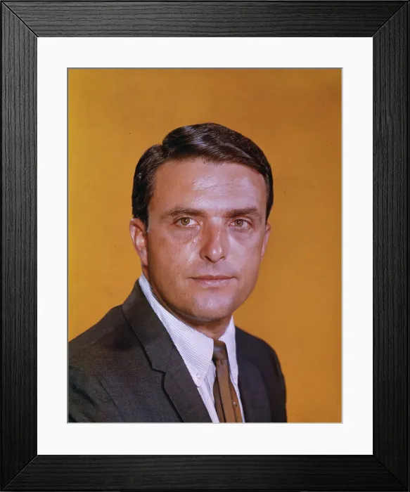 Framed Print : Portrait of Actor Ed Nelson