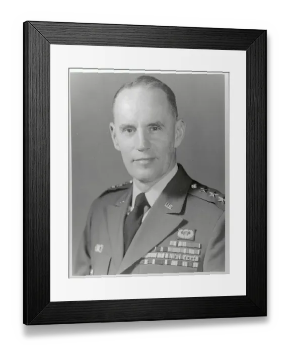Framed Print : Portrait of Lt. General Bruce Palmer Jr Framed Print : Portrait of Lt. General Bruce Palmer Jr