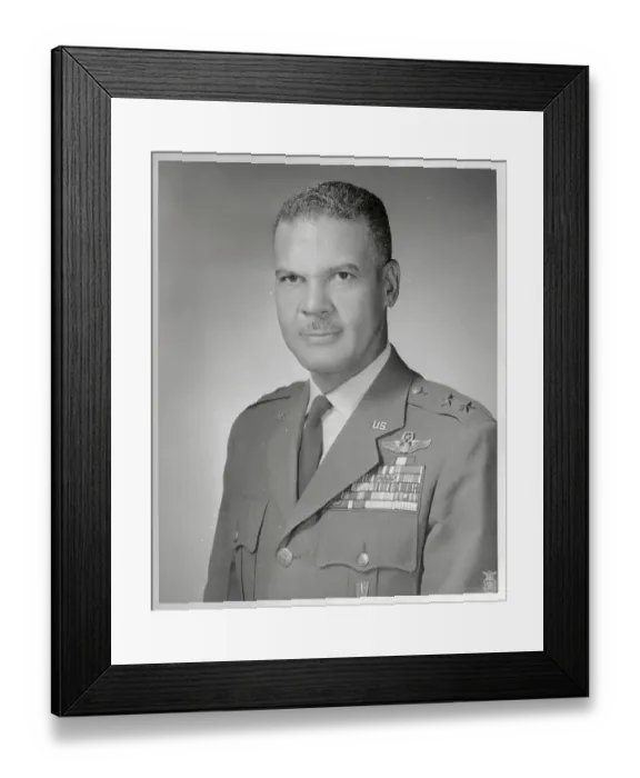 Framed Print : Portrait of Benjamin O. Davis Framed Print : Portrait of Benjamin O. Davis