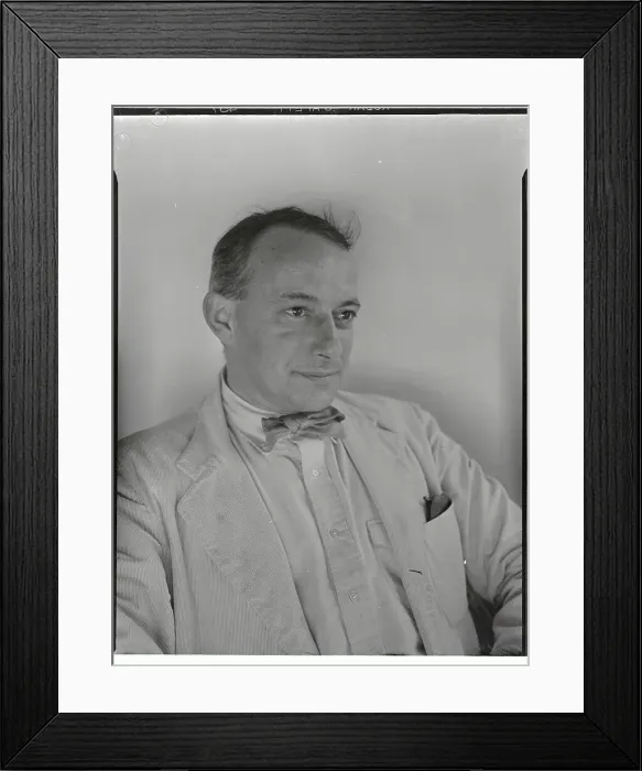 Framed Print : Eugene V. Rostow in Bow Tie Framed Print : Eugene V. Rostow in Bow Tie