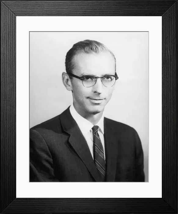 Framed Print : Portrait of Robert W. Holley Framed Print : Portrait of Robert W. Holley