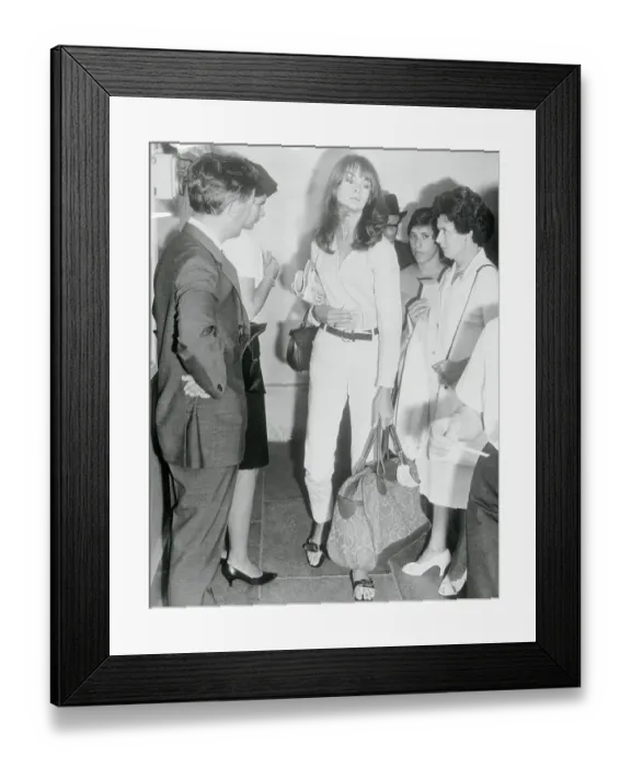 Framed Print : Jean Shrimpton and Others Framed Print : Jean Shrimpton and Others