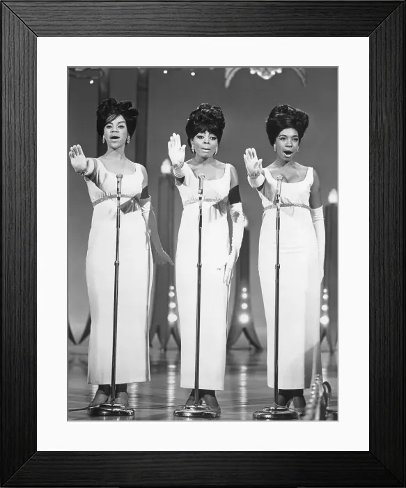 Framed Print : The Supremes Performing Framed Print : The Supremes Performing