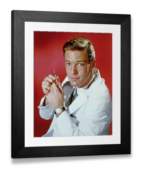 Framed Print : Richard Chamberlain as Dr. Kildare Framed Print : Richard Chamberlain as Dr. Kildare