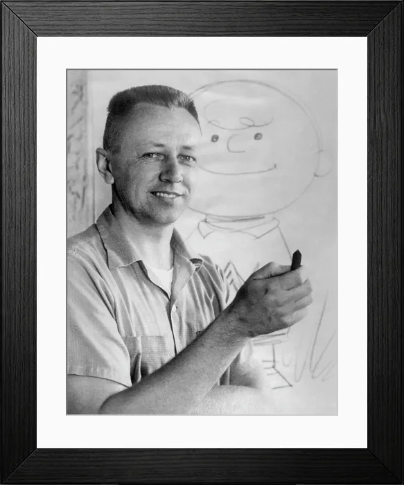 Framed Print : Charles M.Schultz 1922-2000 Peanut's Creator Framed Print : Charles M.Schultz 1922-2000 Peanut's Creator