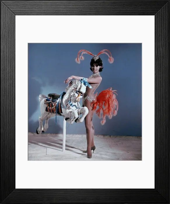 Framed Print : Claudia Cardinale Posing in Costume Framed Print : Claudia Cardinale Posing in Costume