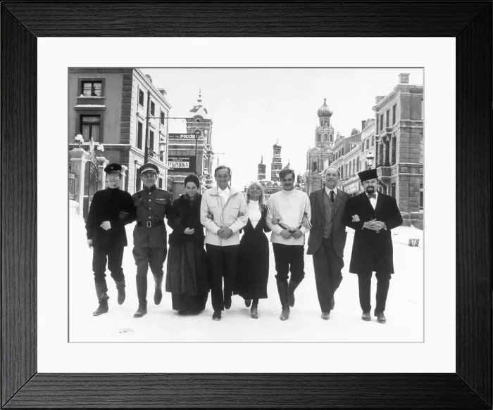 Framed Print : Dr. Zhivago Stars Walk On Set Street Framed Print : Dr. Zhivago Stars Walk On Set Street