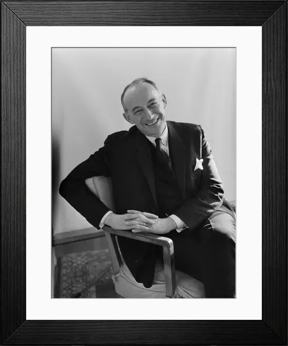Framed Print : Eugene V. Rostow Sitting in Chair