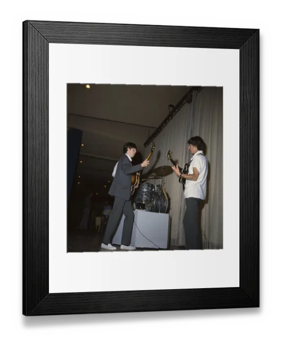 Framed Print : Two Beatles Rehearse Framed Print : Two Beatles Rehearse