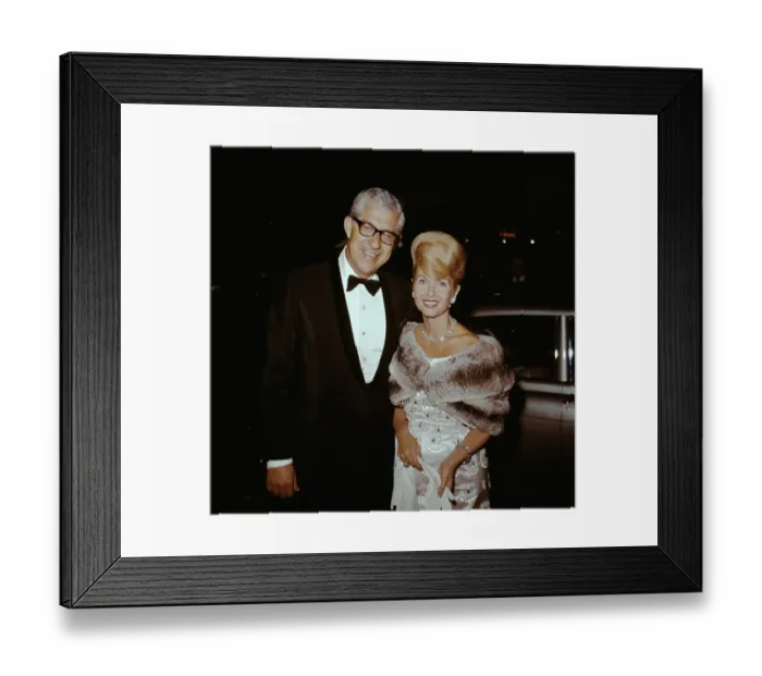 Framed Print : Debbie Reynolds and Harry Karl Smiling Framed Print : Debbie Reynolds and Harry Karl Smiling