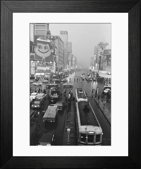 Framed Print : Early Dusk in Tokyo Framed Print : Early Dusk in Tokyo