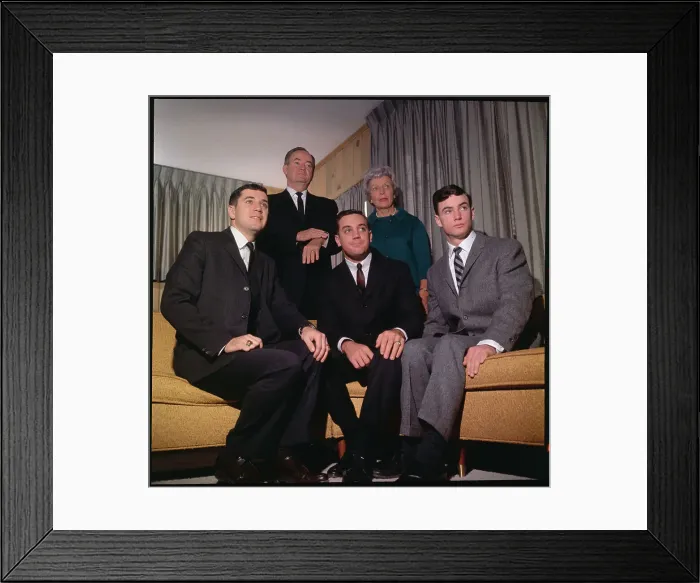 Framed Print : Hubert Humphrey and His Family Framed Print : Hubert Humphrey and His Family