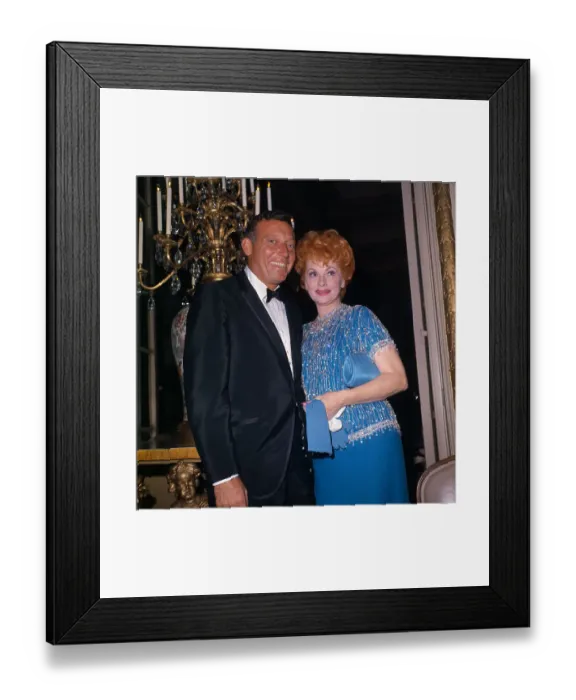 Framed Print : Portrait of Lucille Ball and Gary Morton Framed Print : Portrait of Lucille Ball and Gary Morton