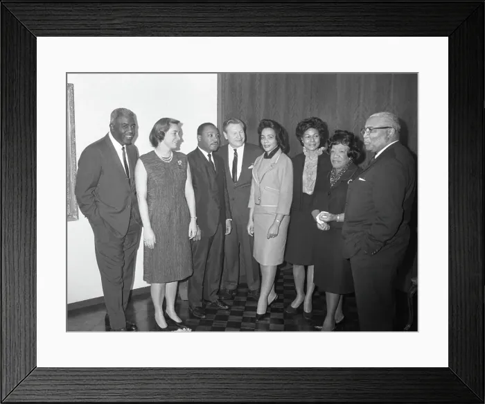 Framed Print : Lunch Held to Honor Martin Luther King Jr Framed Print : Lunch Held to Honor Martin Luther King Jr