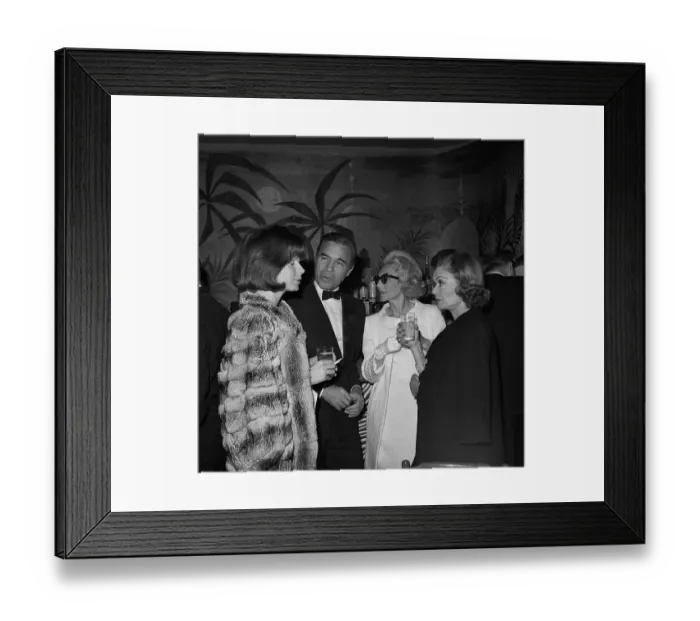 Framed Print : Constance Bennett Chatting with Colleagues Framed Print : Constance Bennett Chatting with Colleagues