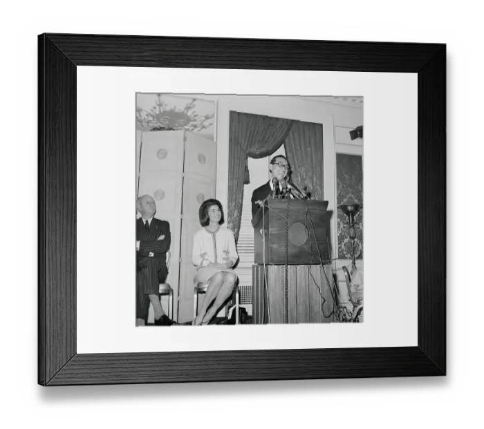 Framed Print : Ieoh Ming Pei Speaking at John F. Kennedy Memorial Library Fund Celebration Framed Print : Ieoh Ming Pei Speaking at John F. Kennedy Memorial Library Fund Celebration