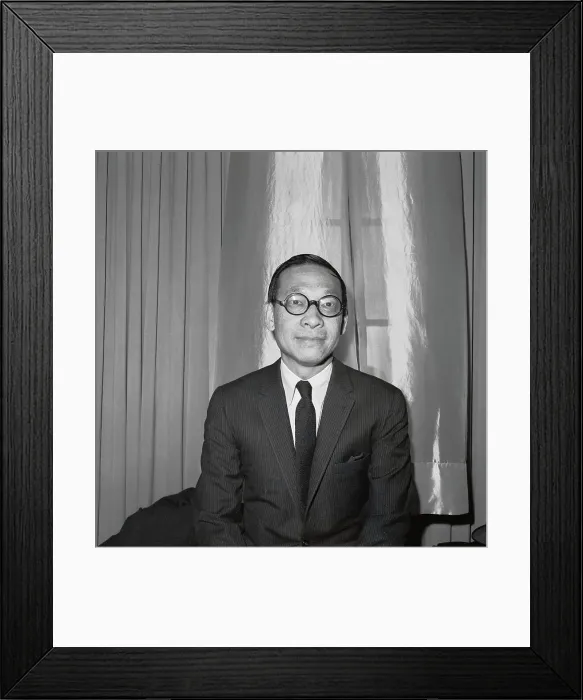 Framed Print : Architect Ieoh Ming Pei Attending Kennedy Memorial Library Celebration Framed Print : Architect Ieoh Ming Pei Attending Kennedy Memorial Library Celebration