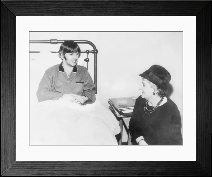 Framed Print : Ringo Starr with His Mother Framed Print : Ringo Starr with His Mother
