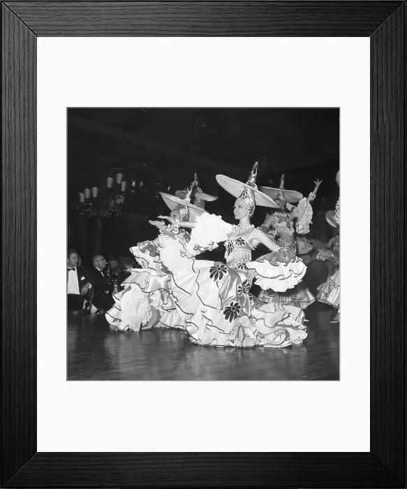 Framed Print : Dancers in South American Dress Framed Print : Dancers in South American Dress