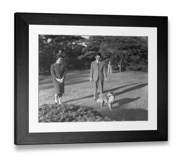 Framed Print : Prince Hitachi and Princess Hanako Framed Print : Prince Hitachi and Princess Hanako