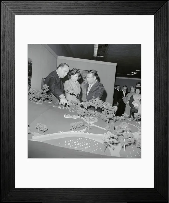 Framed Print : Model Layout of JFK's Tomb Framed Print : Model Layout of JFK's Tomb