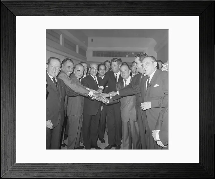 Framed Print : President Kennedy with Central American Leaders Framed Print : President Kennedy with Central American Leaders