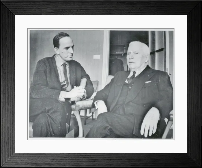 Framed Print : Charlie Chaplin and Ingmar Bergman Framed Print : Charlie Chaplin and Ingmar Bergman