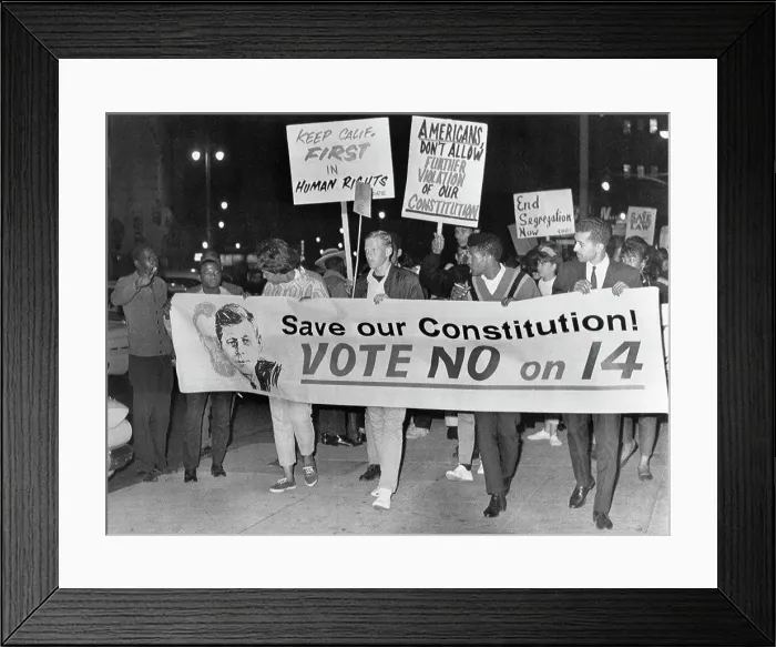 Framed Print : Protest for Fair Housing Framed Print : Protest for Fair Housing