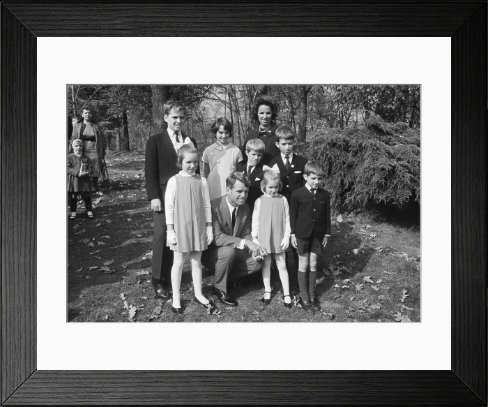 Framed Print : Robert Kennedy with Family on Outing Framed Print : Robert Kennedy with Family on Outing