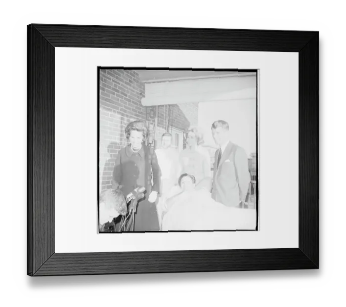 Framed Print : Kennedy Brothers Visiting Hospital Framed Print : Kennedy Brothers Visiting Hospital