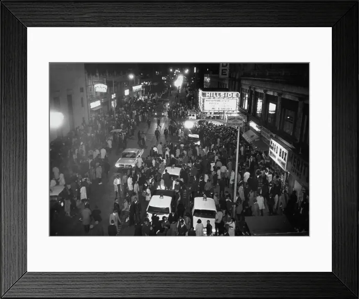 Framed Print : Motortown Revue Unrest, Queens Framed Print : Motortown Revue Unrest, Queens