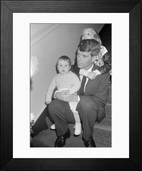 Framed Print : Robert Kennedy Holding a Press Conference Framed Print : Robert Kennedy Holding a Press Conference