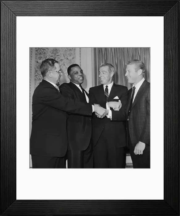 Framed Print : Joe DiMaggio and Friends at His Birthday Gathering Framed Print : Joe DiMaggio and Friends at His Birthday Gathering