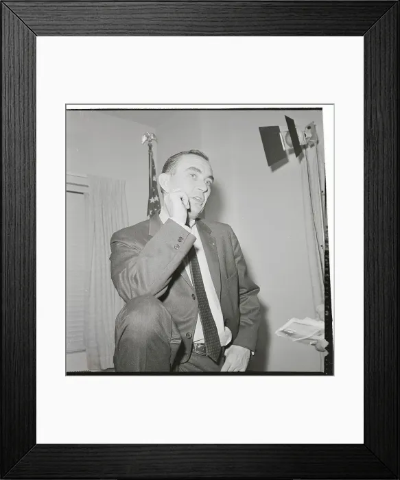 Framed Print : Portrait of Dean Burch Framed Print : Portrait of Dean Burch