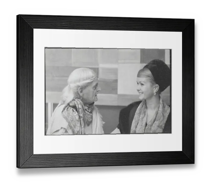 Framed Print : Portrait of Debbie Reynolds and Raymond Duncan Framed Print : Portrait of Debbie Reynolds and Raymond Duncan