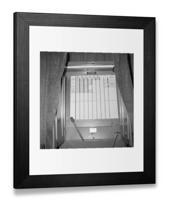 Framed Print : New Voting Machine Framed Print : New Voting Machine