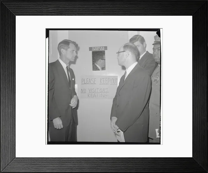 Framed Print : Robert F Kennedy Outside His Debate Session Framed Print : Robert F Kennedy Outside His Debate Session