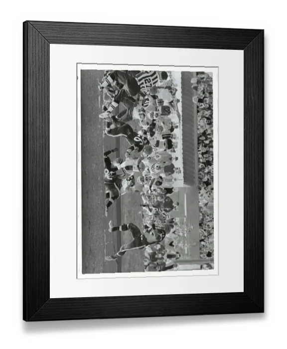 Framed Print : Football Players in Desperate Action Framed Print : Football Players in Desperate Action