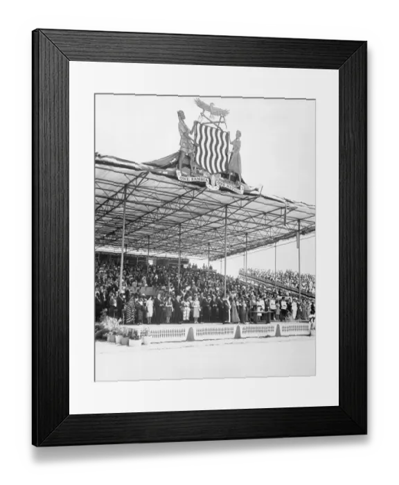 Framed Print : Seal and Officials at Outdoor Ceremony Framed Print : Seal and Officials at Outdoor Ceremony