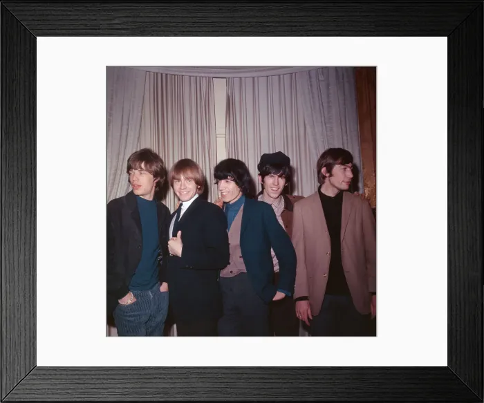 Framed Print : Rolling Stones Holding Press Conference Framed Print : Rolling Stones Holding Press Conference