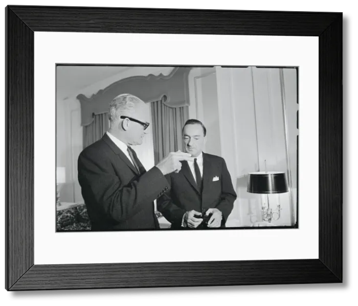 Framed Print : Barry Goldwater and William Miller Conversing Framed Print : Barry Goldwater and William Miller Conversing
