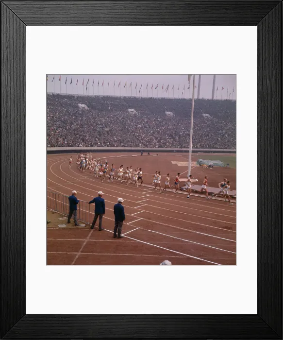 Framed Print : Beginning of Olympic Marathon Framed Print : Beginning of Olympic Marathon