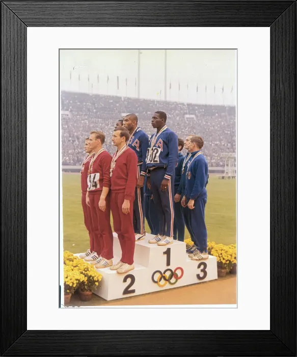 Framed Print : Portrait of Olympic Medal Winners Framed Print : Portrait of Olympic Medal Winners