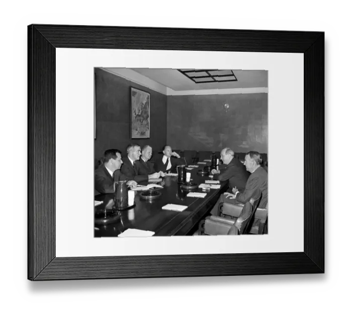 Framed Print : Rusk Briefs Congressmen Framed Print : Rusk Briefs Congressmen